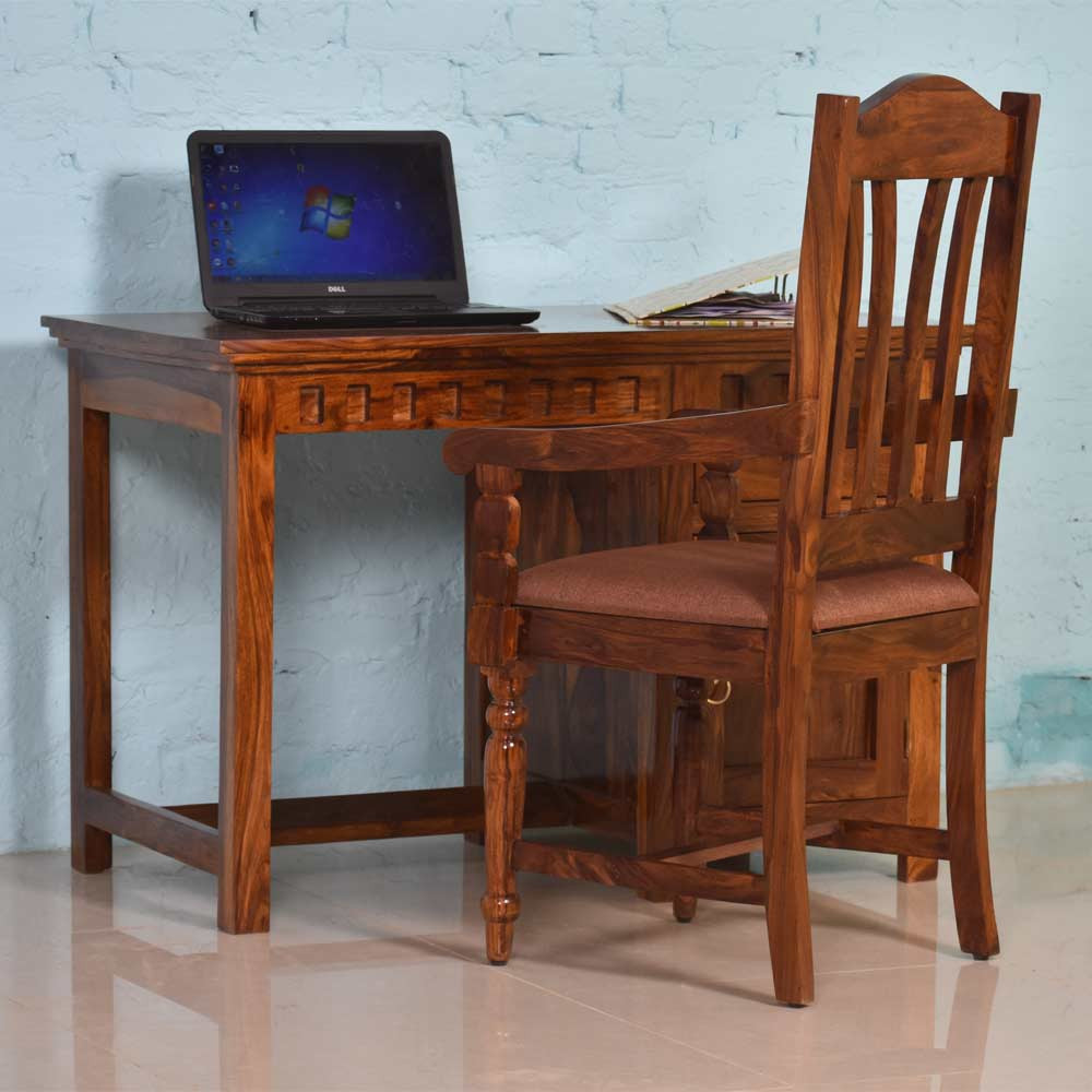 Shop Solid Wood Kuber Study and Office Table - at English