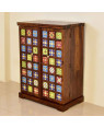 Solid Wood Tiles Design Bar Cabinet
