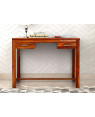 Solid Sheesham Wood Study Desk for Office with 2 Drawers