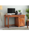 Cambrey Study Table with Two Drawers and Cabinet 