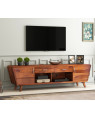 Melvina Sheesham Wood Tv Unit with Cupboards Drawers and Shelve Storage 