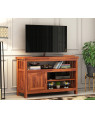 Willis Sheesham Wood Tv Unit with Cabinet & Shelves 
