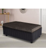 Zena 2 Seater Wooden Leatherette Bench 