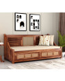 Alistair Designer Sheesham Wood Divan Bed with Mattress 