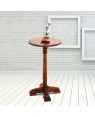 Solid Sheesham Wooden Tall Round Peg Table