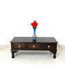 Solid Sheesham Wood 6 Drawer Center Table