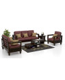 Sheesham Wood Sofa Set for Living Room | 6 Seater Sofa