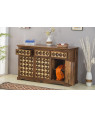 Solid Wood Brass Sideboard D