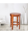 Sheesham Wooden Rounded Bar Chair
