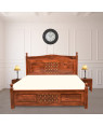 Sheesham Wooden Home Downey Bed Without Storage