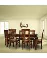 Solid Wooden 6 Seater Dining Table