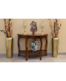 Solid Wood Tania Half Round Console Table