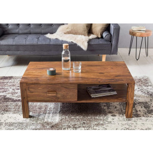Solid Sheesham Wood Center Table