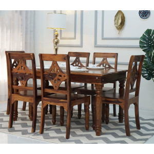 Amora-Tracy 6 Seater Dining Table set