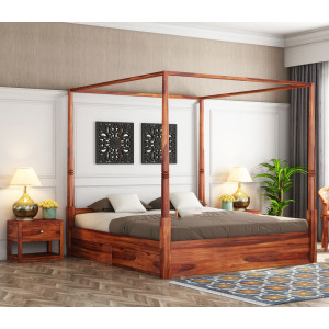 Wisker Poster Bed With Storage 