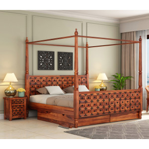 Citadel Poster Bed With Storage 