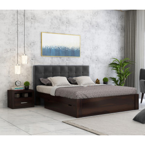 Wagner Upholstered Bed With Side Storage 