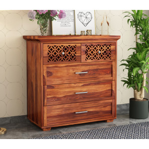 Cambrey 5-Drawer Wooden Chest Of Drawers 