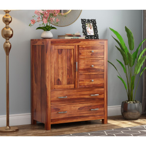 Avalon 5-Drawer Wooden Chest Of Drawers 