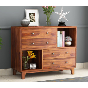 Rochel 4-Drawer Wooden Chest Of Drawers 