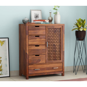Crisco 5-Drawer Wooden Chest Of Drawers 