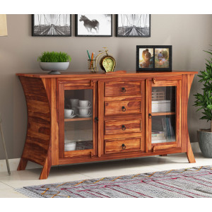 Reveka Sheesham wood Sideboard and Cabinet 