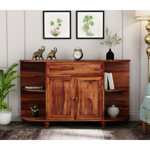 Tyra Sheesham Wood Storage Cabinet and Sideboard 