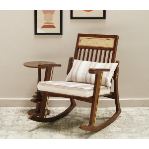 Aranya Sheesham Wood Rocking Chair 