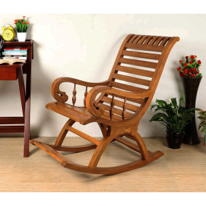 Omaha Premium Solid Wood Rocking Chair 