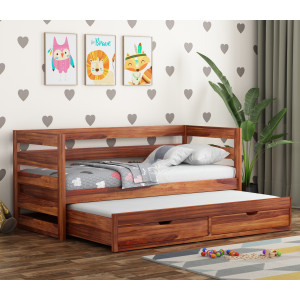 Slumber Kids Trundle Bed With Storage 