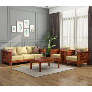 Agnes Wooden Sofa Set 