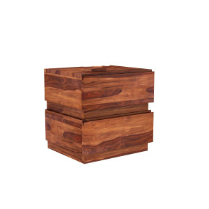 Cayden Sheesham Wood Chest of 2 Drawers 