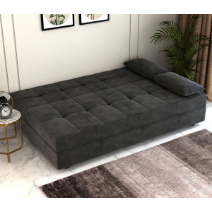 Zoey Fabric 3 Seater Convertible Sofa Bed 