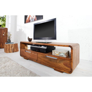 Maverick Curved Tv Unit with 2 Drawers