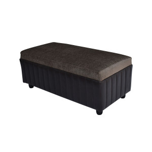 Kevin 2 Seater Wooden Leatherette Bench 