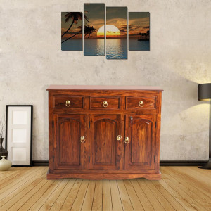 Solid Wood Sideboard Cabinet