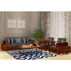 5 Seater Sofa Set | Five Seater Sofa | Wooden Sofa Set for Living Room