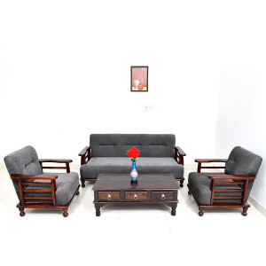 Sheesham Wood Sofa Set for Living Room | 5 Seater Sofa Set 