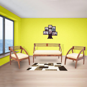 Solid Wooden Mariana Traditional Sofa Set