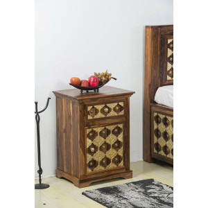 Solid Wood Parish Sheesham Bed Side Table