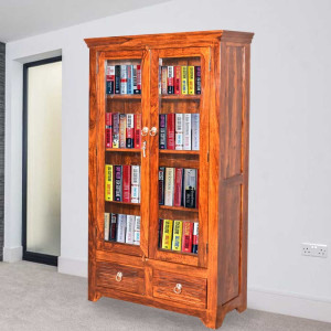Solid Sheesham wooden Regio Bookshelf