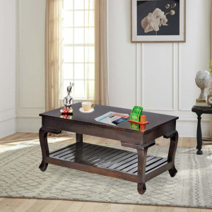 Wooden Striado Center Table