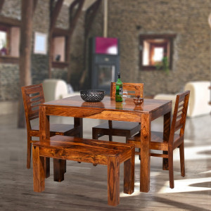Solid Sheesham Wooden Dining Table
