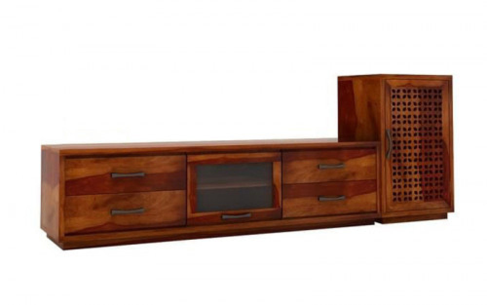 TV cabinet - Buy wooden TV stand online at low price in sheesham